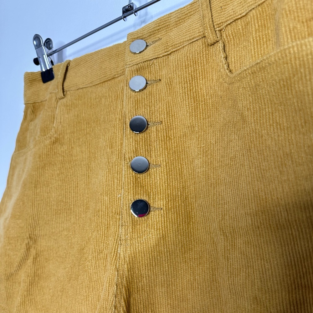 Super‎ Down shorts. Size small. Color: mustard. - Picture 8 of 10